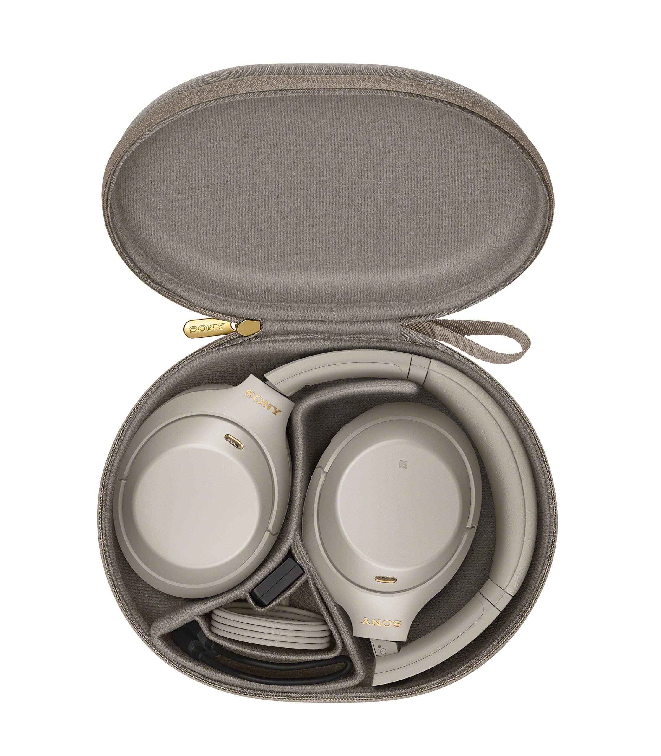 Sony WH-1000XM4 Wireless Noise Cancelling Headphones, Silver, view 11