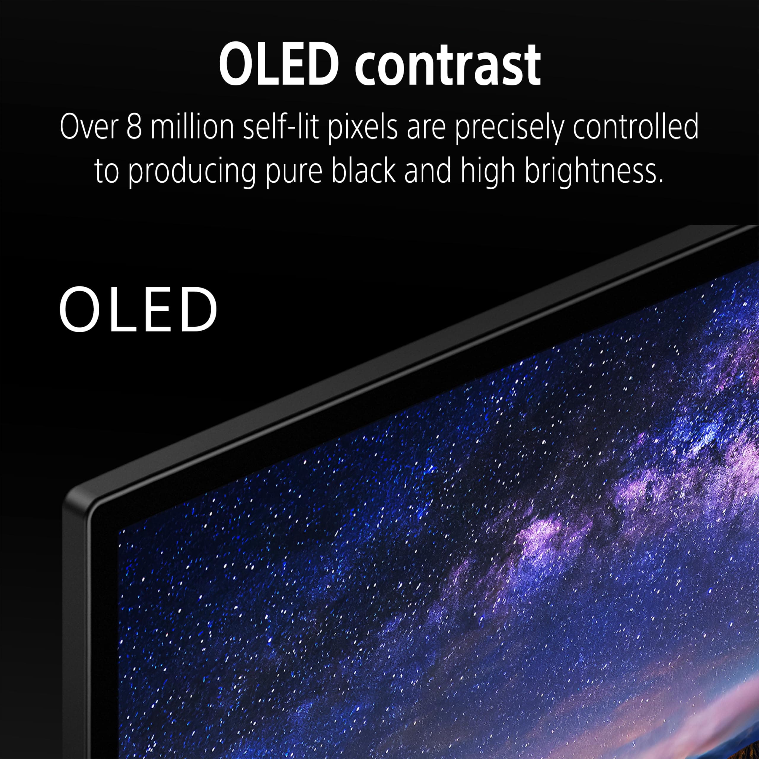 Sony 77 Inch BRAVIA 6 OLED 4K HDR Smart Google TV with Gemini (K-77A60), view 2