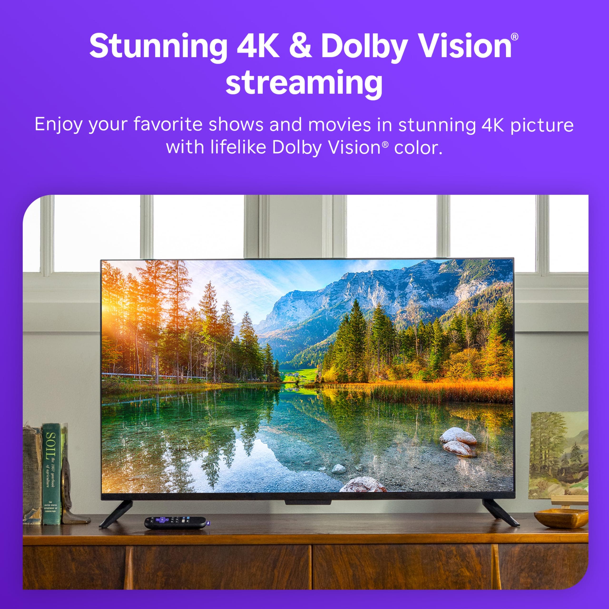 Roku Streaming Stick 4K with Voice Remote - HDR10+ & Dolby Vision, view 4