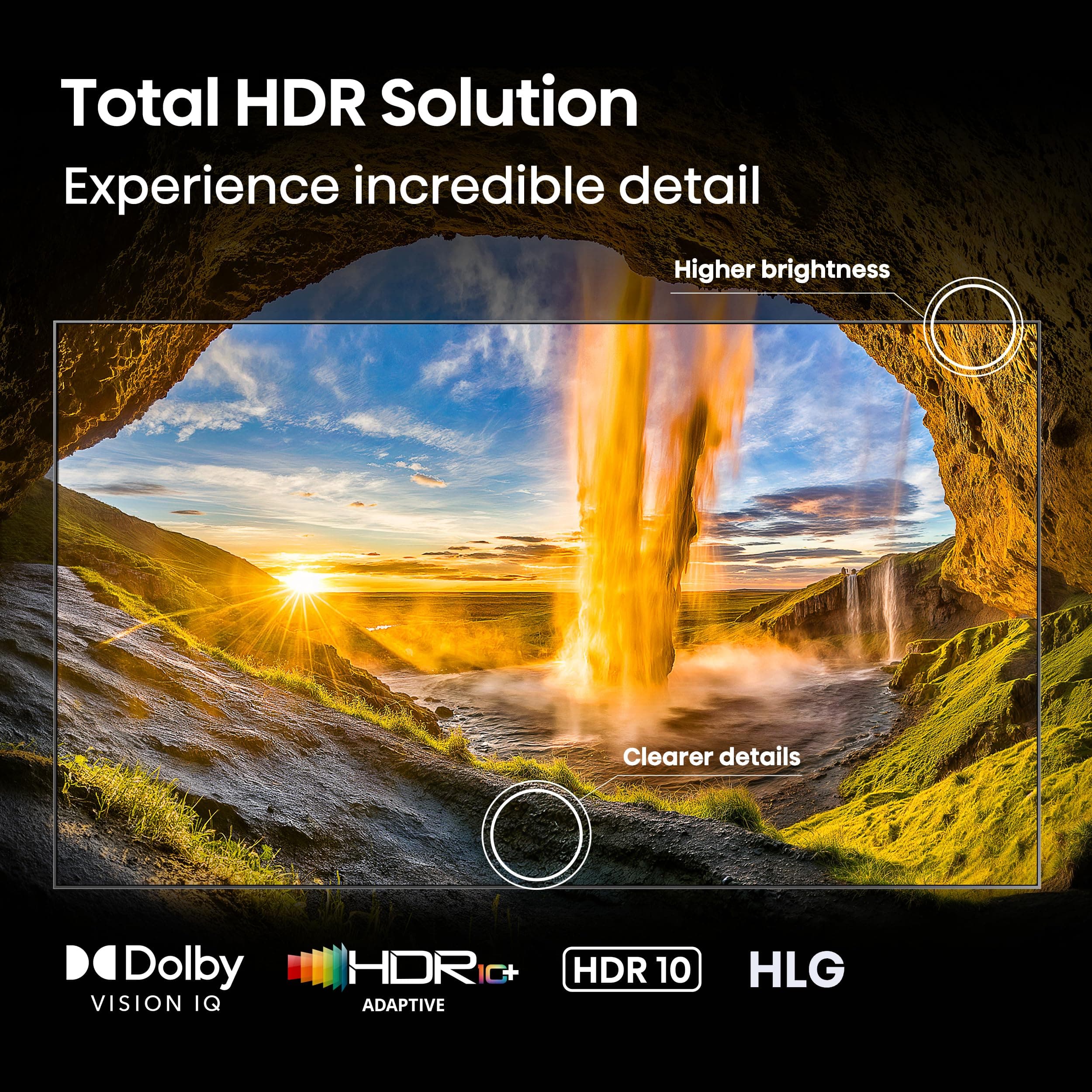 Hisense 75" U8 Series ULED Mini-LED 4K UHD Smart Google TV (75U8QG) - QLED, Native 165Hz, VRR 288, Up to LD5600, 5000 Nits, HDR10+, Dolby Vision IQ · Atmos, IMAX Enhanced, 4.1.2 Ch Audio, view 14