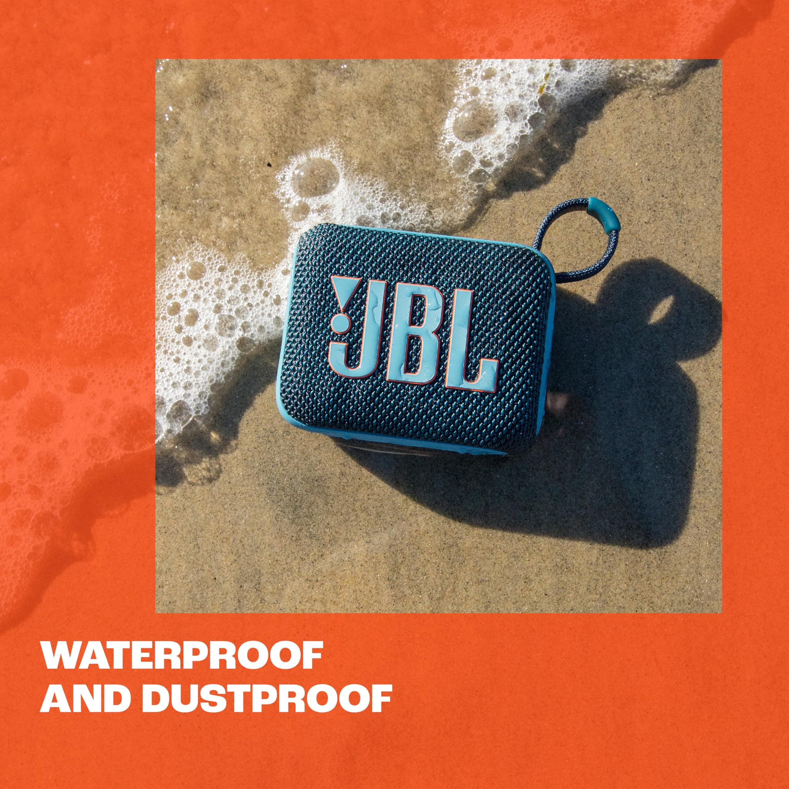 JBL Go 4 - Ultra-Portable, Waterproof and Dustproof Bluetooth Speaker, Big JBL Pro Sound with Punchy bass, 7-Hour Built-in Battery, Made in Part with Recycled Materials (Black), view 7